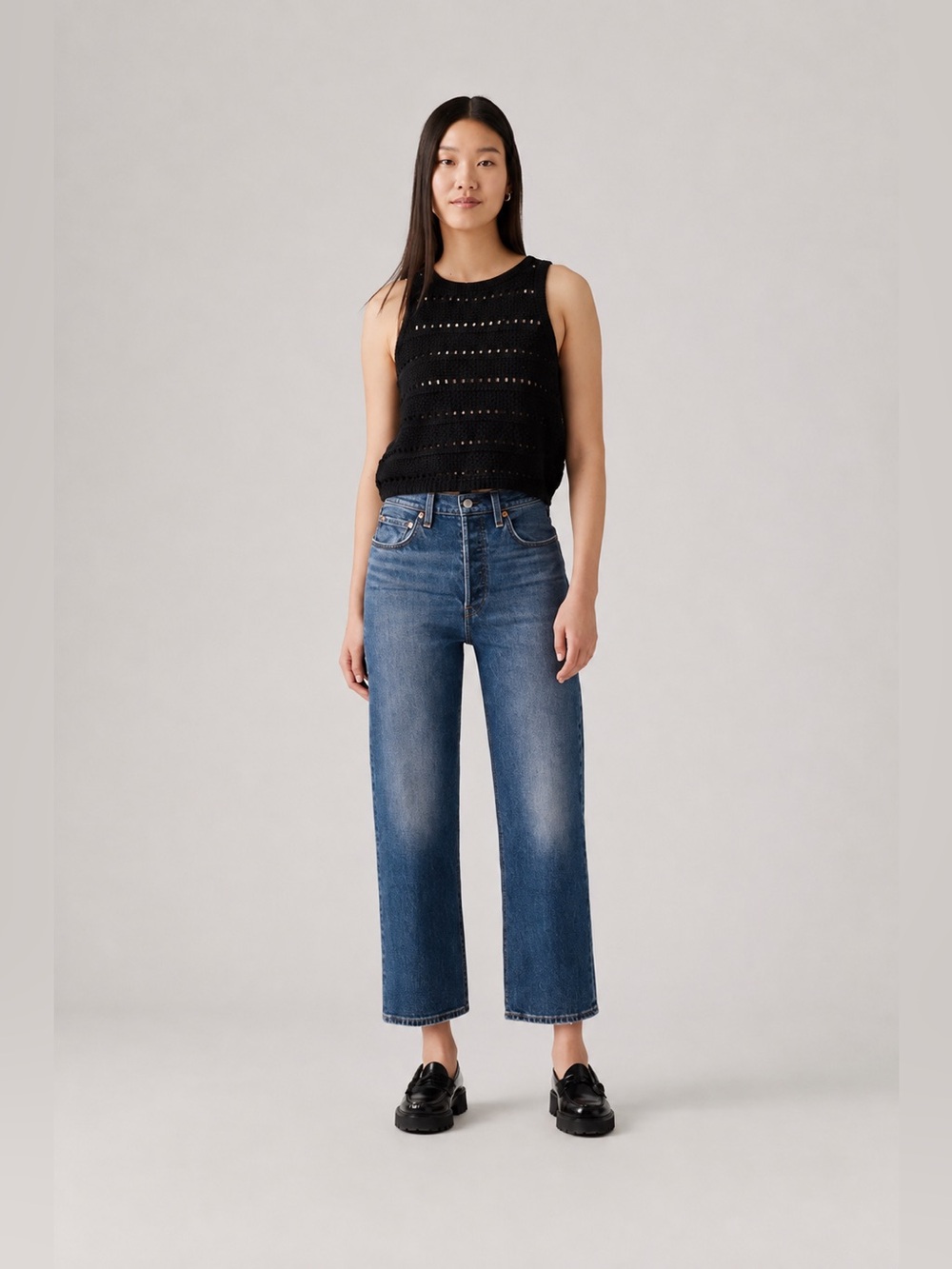 Levi’s Ribcage Straight Ankle Jeans 29 /High Rise/ Button Fly
